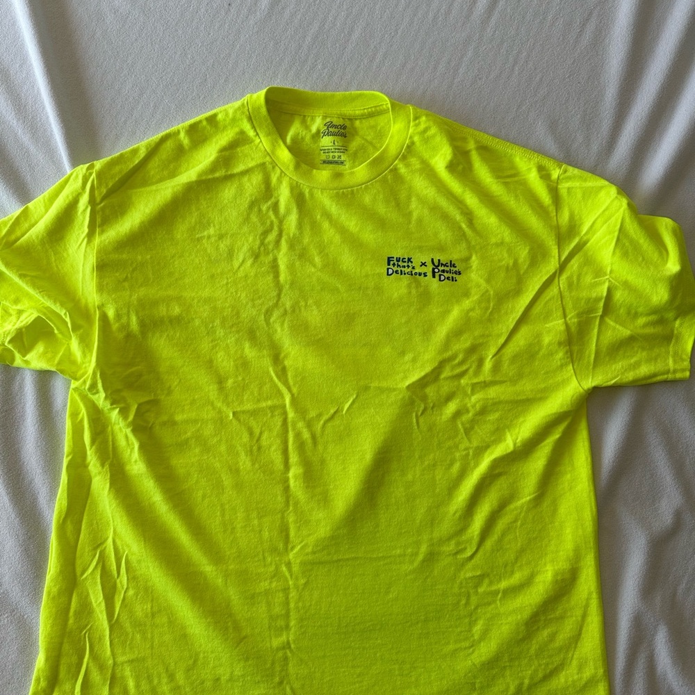 Action Bronson x Uncle Paulie’s limited edition colab tee Yellow Graphic T-Shirt